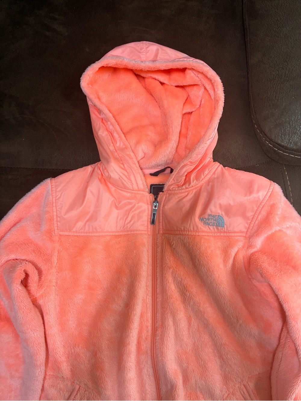 The North Face Neon Coral Plush Fleece - Picture 2 of 4